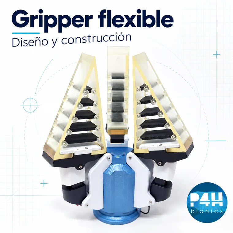 BioGripper flexible: diseño y construcción de una garra con módulos articulados